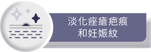 淡化痤瘡疤痕和妊娠紋